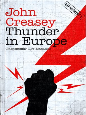 cover image of Thunder in Europe